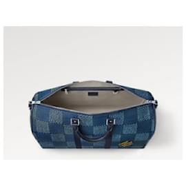 Louis Vuitton-LV Keepall 50 Damier heritaage blue-Blue