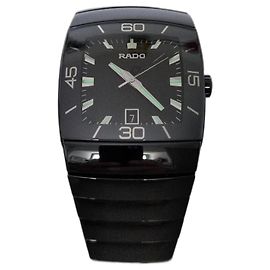 Autre Marque Rado 2010 Black Ceramic Quartz Watch 35mm Black