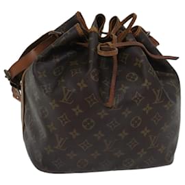Louis Vuitton-LOUIS VUITTON Monogram Petit Noe Shoulder Bag M42226 LV Auth 69309-Monogram