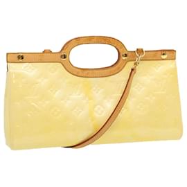 Louis Vuitton-LOUIS VUITTON Borsa a mano Vernis Roxbury Drive con monogramma Perle M91374 LV Aut 70529-Altro