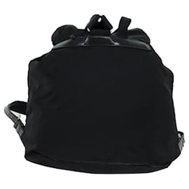 Prada-PRADA Backpack Nylon Black Auth bs13417-Black