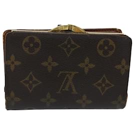 Louis Vuitton-LOUIS VUITTON Monogram Porte Monnaie Billets Viennois Wallet M61663 auth 70688-Monogram