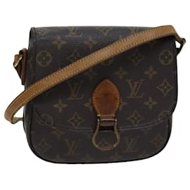 Louis Vuitton-LOUIS VUITTON Monogram Saint Cloud MM Shoulder Bag M51243 LV Auth 70514-Monogram