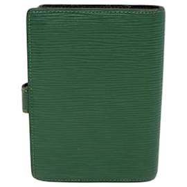 Louis Vuitton-LOUIS VUITTON Epi Agenda PM Day Planner Cover Green R20054 LV Auth 70465-Green