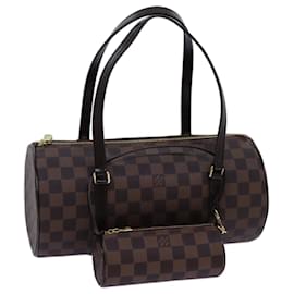 Louis Vuitton-Louis Vuitton Damier Ébène Papillon 30 Bolsa de mão N51303 Autenticação de LV 70833UMA-Outro