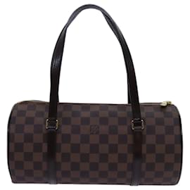 Louis Vuitton-Louis Vuitton Damier Ébène Papillon 30 Bolsa de mão N51303 Autenticação de LV 70833UMA-Outro