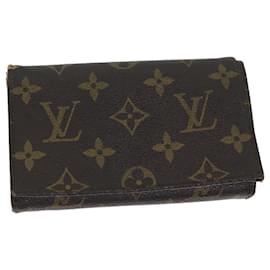 Louis Vuitton-Carteira LOUIS VUITTON Monograma Portefeuille Tresol M61736 Autenticação de LV 70689-Monograma