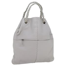 Autre Marque-BOTTEGA VENETA INTRECCIATO Borsa a mano Pelle Bianca 147716 Aut6052-Bianco