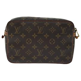 Louis Vuitton-Louis Vuitton Monogram Compiegne 23 Clutch Bag M51847 LV Auth yk11592-Monogram