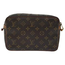 Louis Vuitton-Louis Vuitton Monogram Compiegne 23 Bolsa de Embreagem M51847 LV Auth yk11592-Monograma