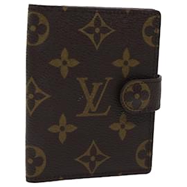 Louis Vuitton-LOUIS VUITTON Monogram Agenda Mini Planner Capa R20007 LV Auth th4772-Monograma