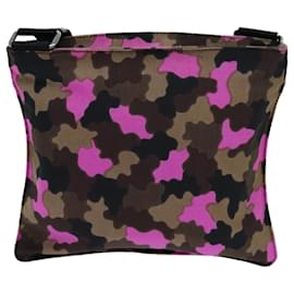 Prada-PRADA Camouflage Umhängetasche Nylon Rosa VA0886 Auth yk11624-Pink