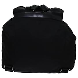 Prada-PRADA Backpack Nylon Black Auth yk11654-Black