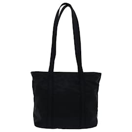 Prada-PRADA Shoulder Bag Nylon Black Auth yk11639-Black