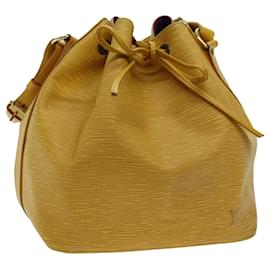 Louis Vuitton-LOUIS VUITTON Borsa a spalla Epi Petit Noe Tassili Giallo M44109 LV Auth th4754-Altro