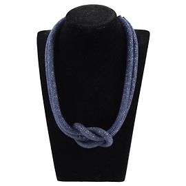 Swarovski Collar de cristal Azul