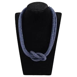 Swarovski-Collar de cristal-Azul