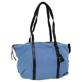 Prada-PRADA Shoulder Bag Nylon Blue Auth ar11626b-Blue