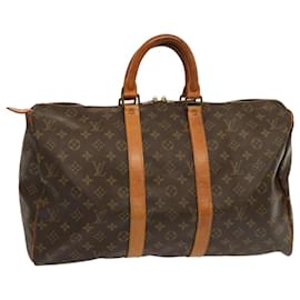 Louis Vuitton-Louis Vuitton-Monogramm Keepall 45 Boston Bag M.41428 LV Auth 70239-Monogramm