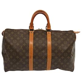 Louis Vuitton-Louis Vuitton-Monogramm Keepall 45 Boston Bag M.41428 LV Auth 70239-Monogramm