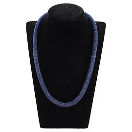 Swarovski Collar de cristal Azul