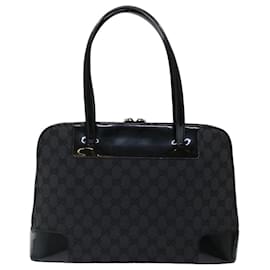 Gucci-gucci GG Canvas Shoulder Bag black 002 1122 3444 auth 70809-Black