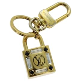 Louis Vuitton-LOUIS VUITTON Rock Me Strass Schlüsselanhänger Gold M64528 LV Auth 70418-Golden