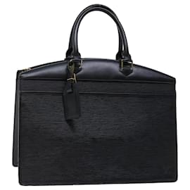 Louis Vuitton-Bolsa de mão LOUIS VUITTON Epi Riviera Noir preta M48182 LV Auth yk11665-Preto