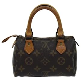 Louis Vuitton-LOUIS VUITTON Monogram Mini Speedy Hand Bag M41534 LV Auth 70295-Monogram