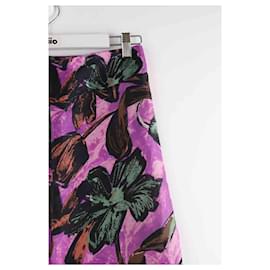 Marni-silk skirt-Purple