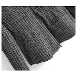 Emporio Armani-Emporio Armani Grey Small Check Jacket-Grey
