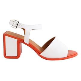 Robert Clergerie-Leather Heels-White