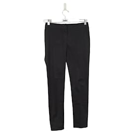 Fendi-Pantalones rectos en algodón-Negro