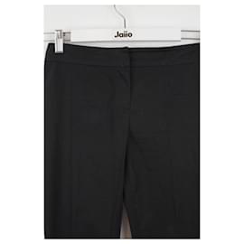 Fendi-Straight pants in cotton-Black