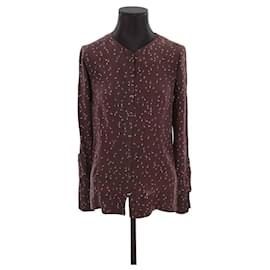 Fendi-Blouse en soie-Marron