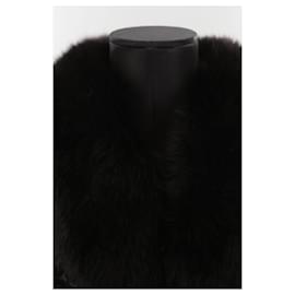 John Galliano-Fur jacket-Black