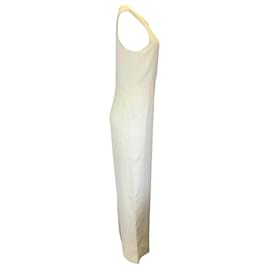 Autre Marque-Proenza Schouler White Label Off-White Sleeveless Crepe Jumpsuit-White