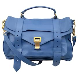 Autre Marque-Proenza Schouler Blue PS1 Leather Shoulder Bag-Blue
