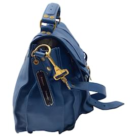 Autre Marque-Proenza Schouler Azul PS1 Bolsa De Ombro De Couro-Azul