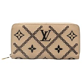 Louis Vuitton-Louis Vuitton Zippy Geldbörse-Beige