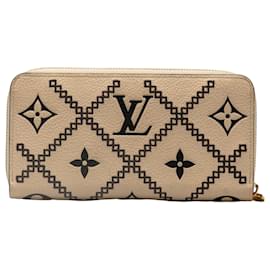 Louis Vuitton-Louis Vuitton Zippy Geldbörse-Beige