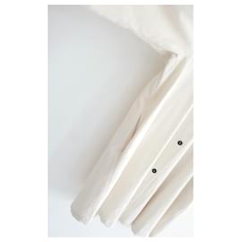 Autre Marque-Casaco de algodão oversized da marca Apuntob-Creme