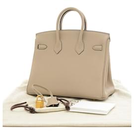 Hermès-HERMES BIRKIN 25-Beige