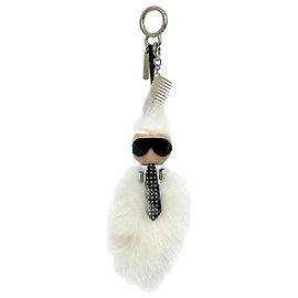 Fendi Bag bugs White
