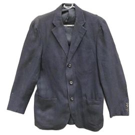 Polo Ralph Lauren Leinen Blazer Jacke Anthrazit Anthrazitgrau