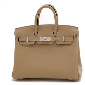 Hermès-HERMES BIRKIN 25-Beige