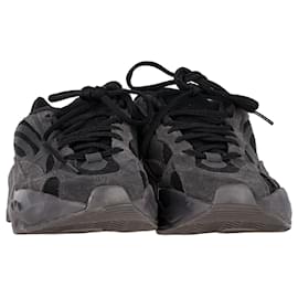 Yeezy-Yeezy x Adidas Boost 700 V2 „Vanta“-Sneakers aus schwarzem Wildleder-Schwarz