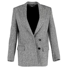 Stella Mc Cartney-Stella McCartney Coat on Grey Wool-Grey