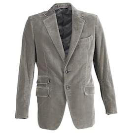 Tom Ford-Blazer Slim-Fit Tom Ford O'Connor em Veludo Cinza Claro-Cinza