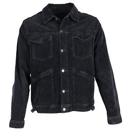 Giacca Tom Ford in velluto a coste di cotone nero Nero